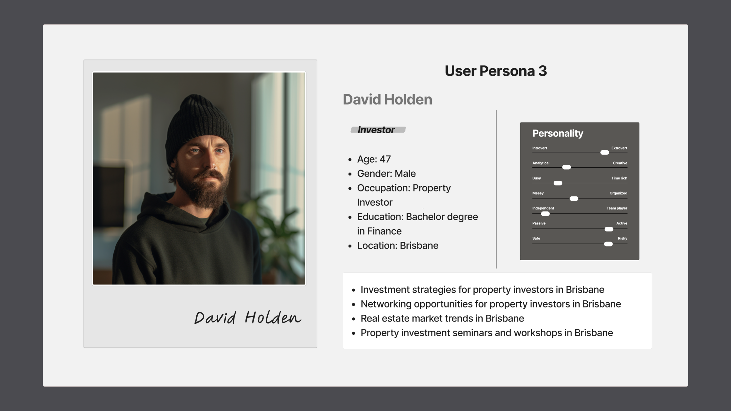 Elite User Persona 3